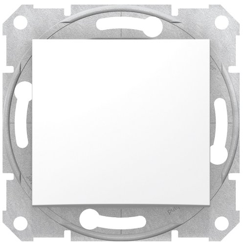 Выключатель без рамки Schneider Electric Sedna 1-кл. белый картинка